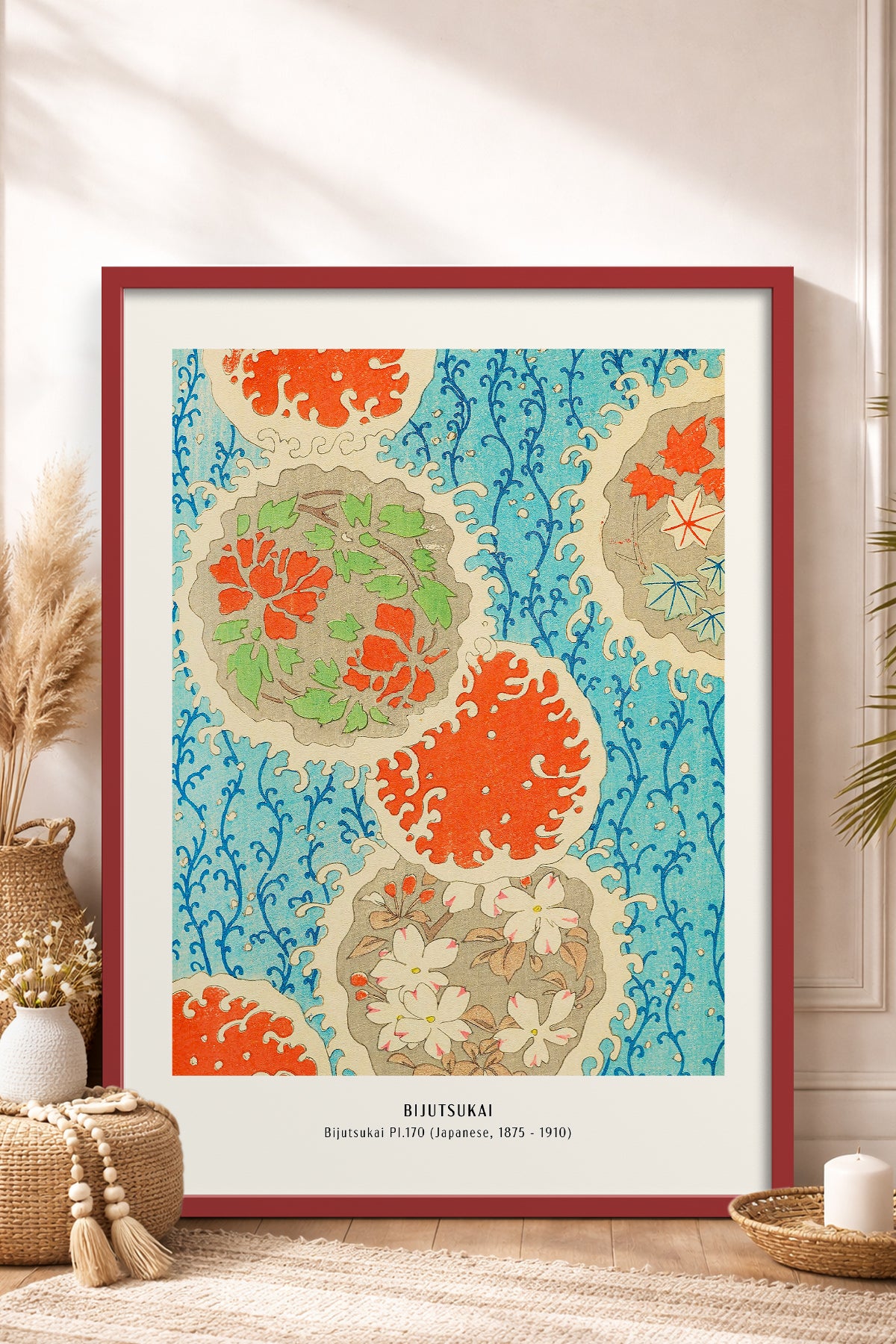 HOMEPACK Ahşap Çerçeveli Tablo Çerçeveli Poster Sanatsal Modern Duvar Dekoru JPN-39