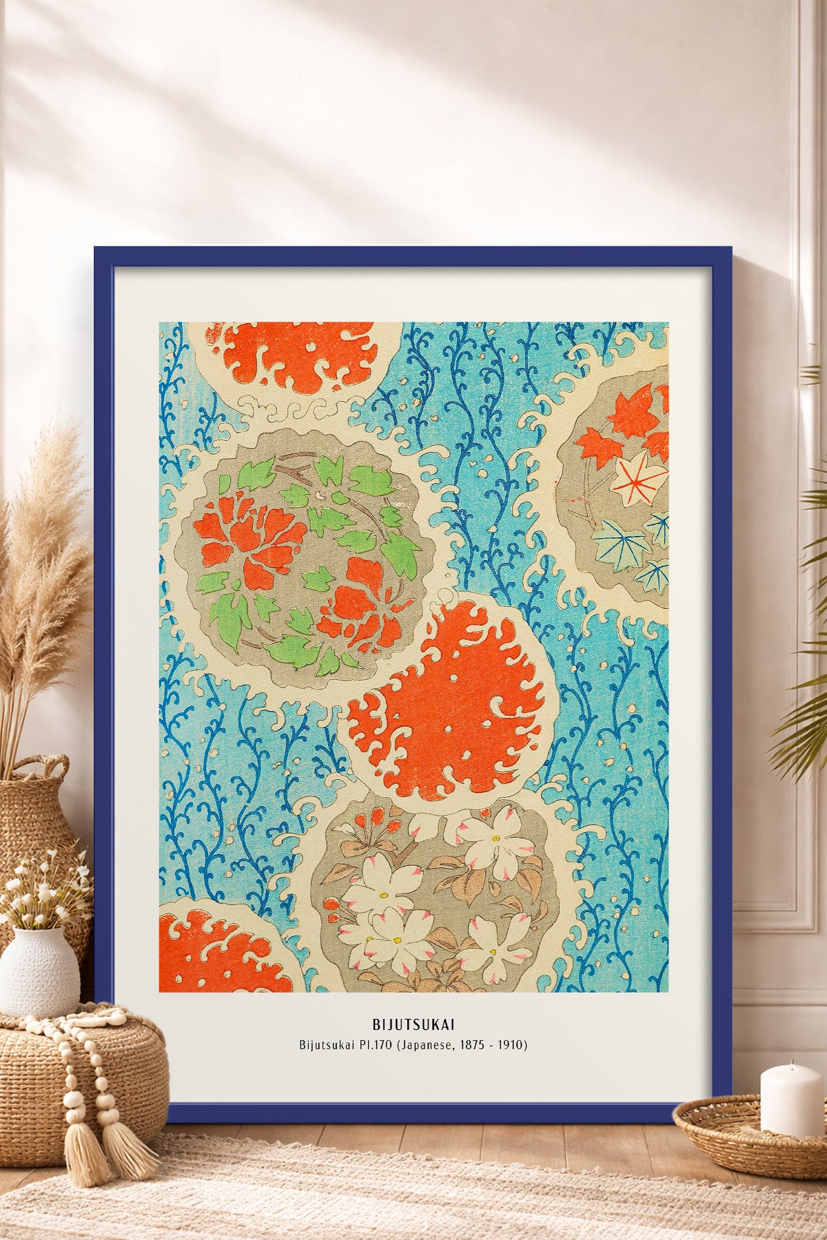HOMEPACK Ahşap Çerçeveli Tablo Çerçeveli Poster Sanatsal Modern Duvar Dekoru JPN-39