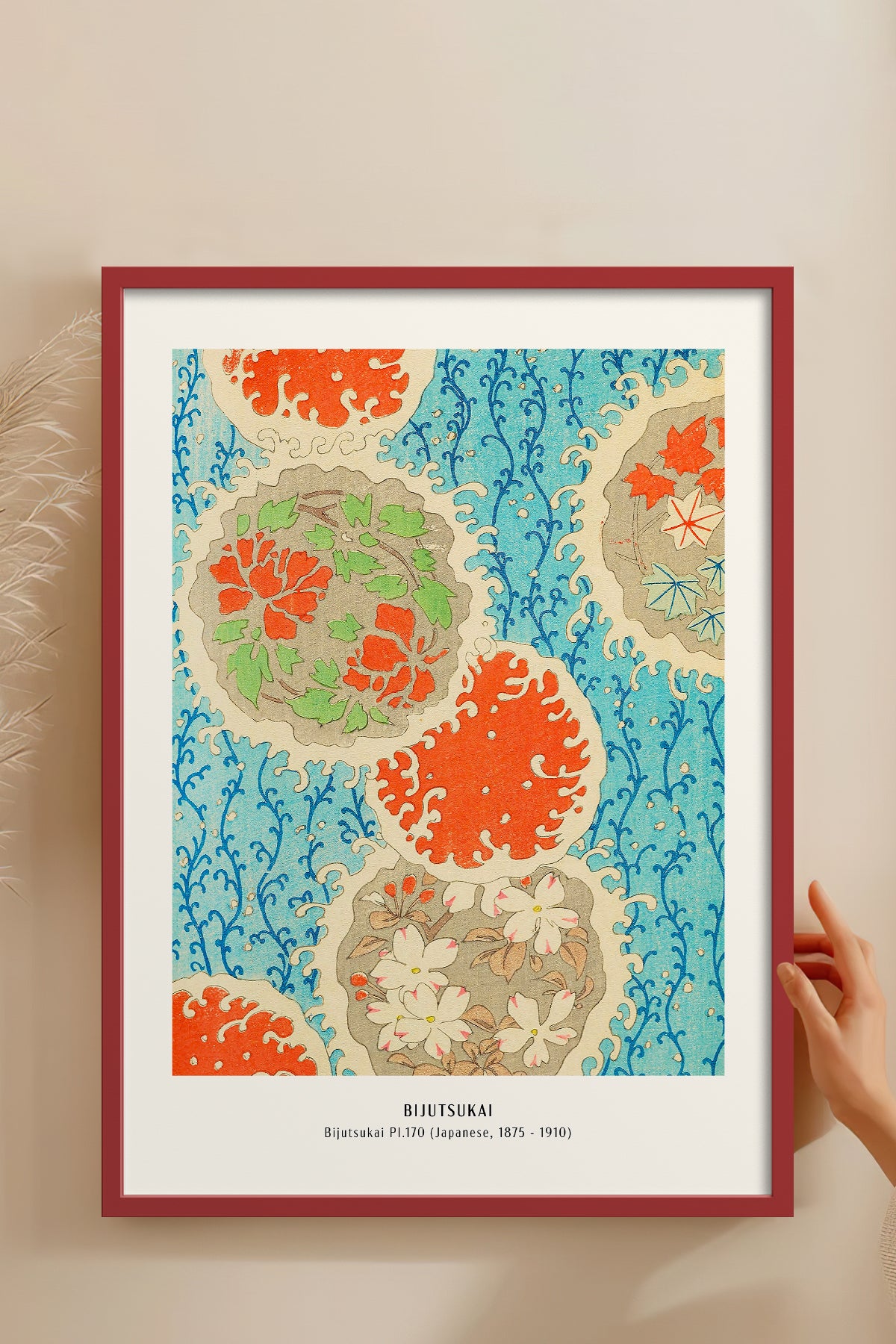 HOMEPACK Ahşap Çerçeveli Tablo Çerçeveli Poster Sanatsal Modern Duvar Dekoru JPN-39