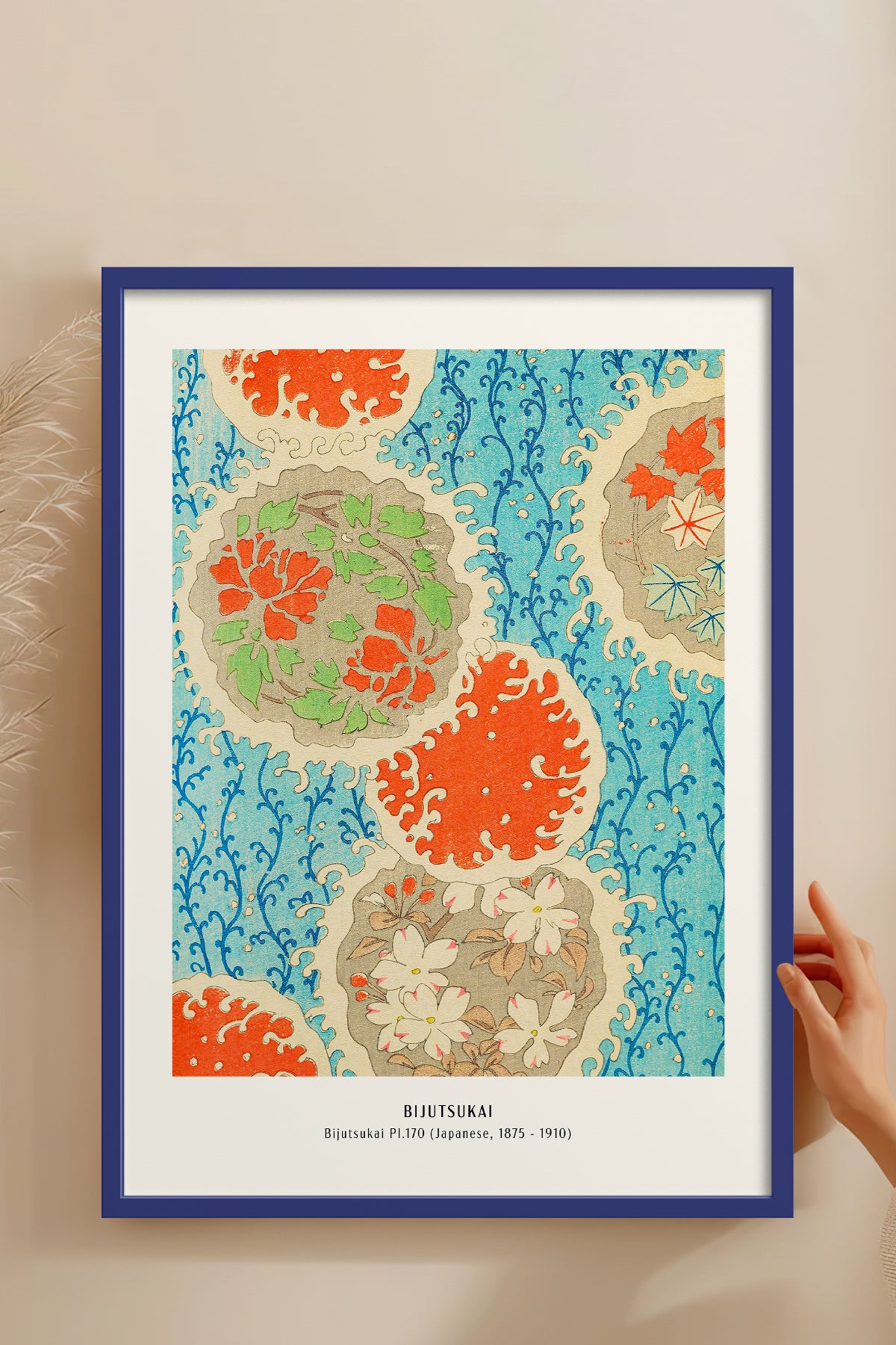 HOMEPACK Ahşap Çerçeveli Tablo Çerçeveli Poster Sanatsal Modern Duvar Dekoru JPN-39