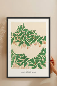 HOMEPACK Ahşap Çerçeveli Tablo Çerçeveli Poster Sanatsal Modern Duvar Dekoru JPN-40