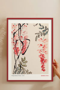 HOMEPACK Ahşap Çerçeveli Tablo Çerçeveli Poster Sanatsal Modern Duvar Dekoru JPN-47