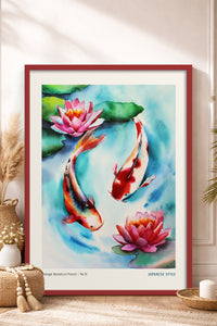 HOMEPACK Ahşap Çerçeveli Tablo Çerçeveli Poster Sanatsal Modern Duvar Dekoru JPN-56