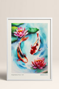 HOMEPACK Ahşap Çerçeveli Tablo Çerçeveli Poster Sanatsal Modern Duvar Dekoru JPN-56