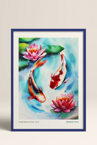 HOMEPACK Ahşap Çerçeveli Tablo Çerçeveli Poster Sanatsal Modern Duvar Dekoru JPN-56