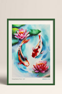 HOMEPACK Ahşap Çerçeveli Tablo Çerçeveli Poster Sanatsal Modern Duvar Dekoru JPN-56