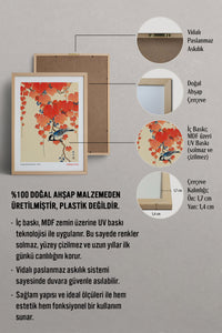 HOMEPACK Ahşap Çerçeveli Tablo Çerçeveli Poster Sanatsal Modern Duvar Dekoru JPN-59