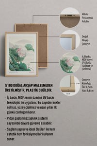 HOMEPACK Ahşap Çerçeveli Tablo Çerçeveli Poster Sanatsal Modern Duvar Dekoru JPN-60