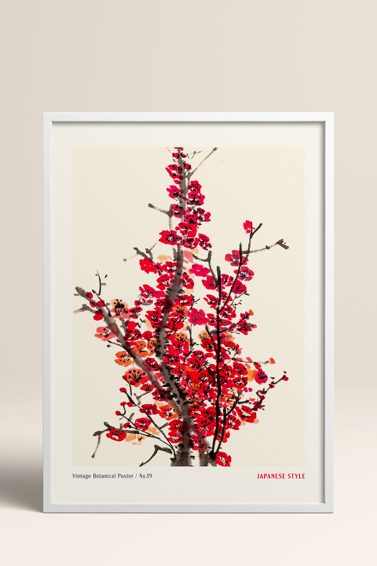 HOMEPACK Ahşap Çerçeveli Tablo Çerçeveli Poster Sanatsal Modern Duvar Dekoru JPN-64