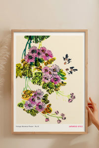 HOMEPACK Ahşap Çerçeveli Tablo Çerçeveli Poster Sanatsal Modern Duvar Dekoru JPN-067