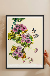 HOMEPACK Ahşap Çerçeveli Tablo Çerçeveli Poster Sanatsal Modern Duvar Dekoru JPN-067