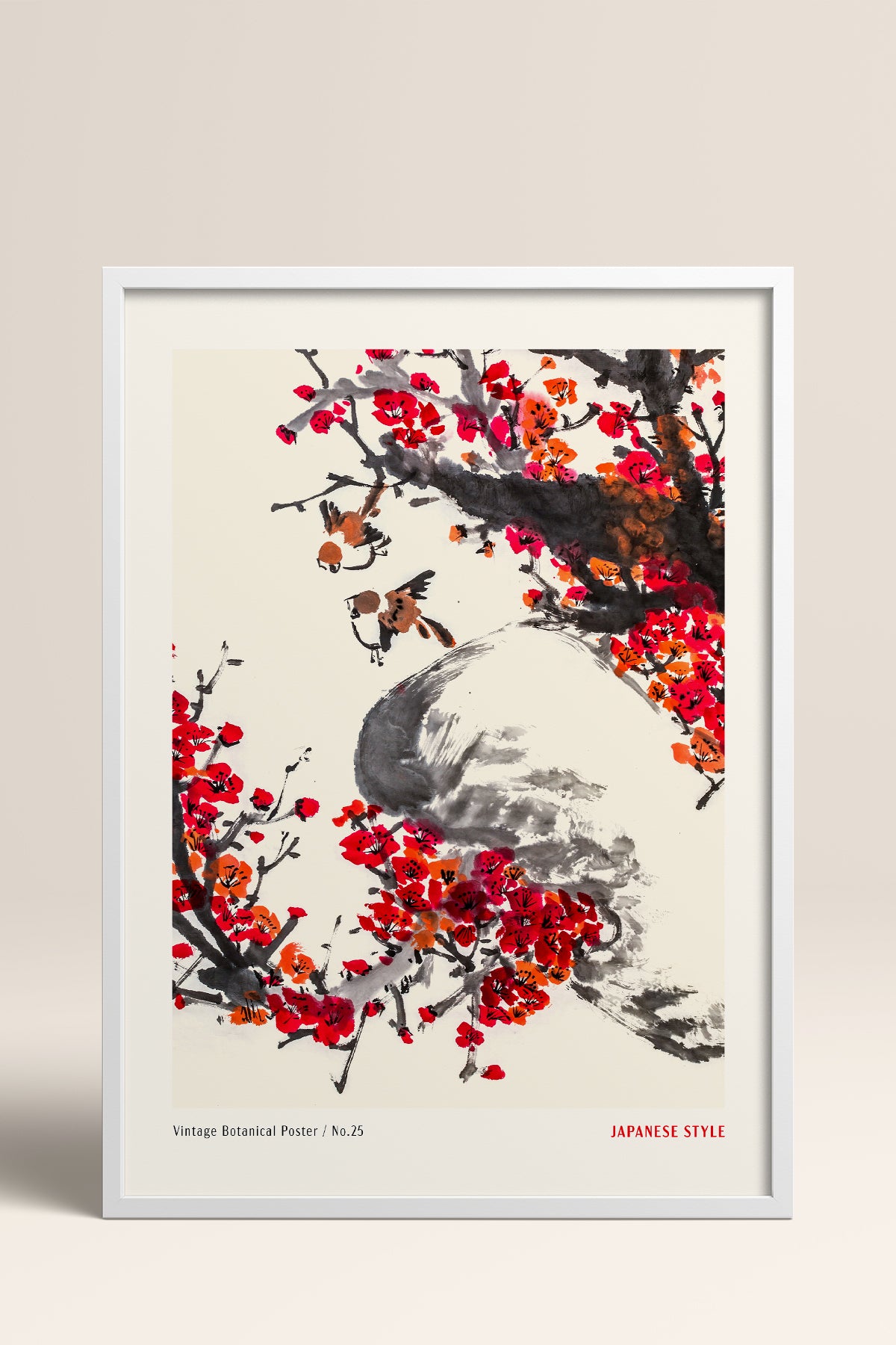 HOMEPACK Ahşap Çerçeveli Tablo Çerçeveli Poster Sanatsal Modern Duvar Dekoru JPN-70
