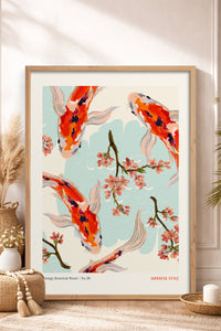 HOMEPACK Ahşap Çerçeveli Tablo Çerçeveli Poster Sanatsal Modern Duvar Dekoru JPN-75