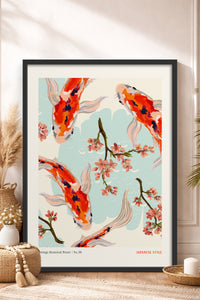 HOMEPACK Ahşap Çerçeveli Tablo Çerçeveli Poster Sanatsal Modern Duvar Dekoru JPN-75