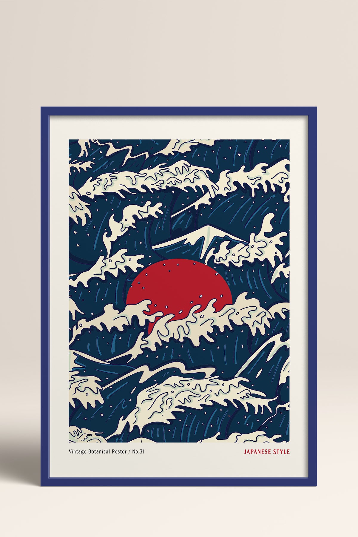 HOMEPACK Ahşap Çerçeveli Tablo Çerçeveli Poster Sanatsal Modern Duvar Dekoru JPN-77