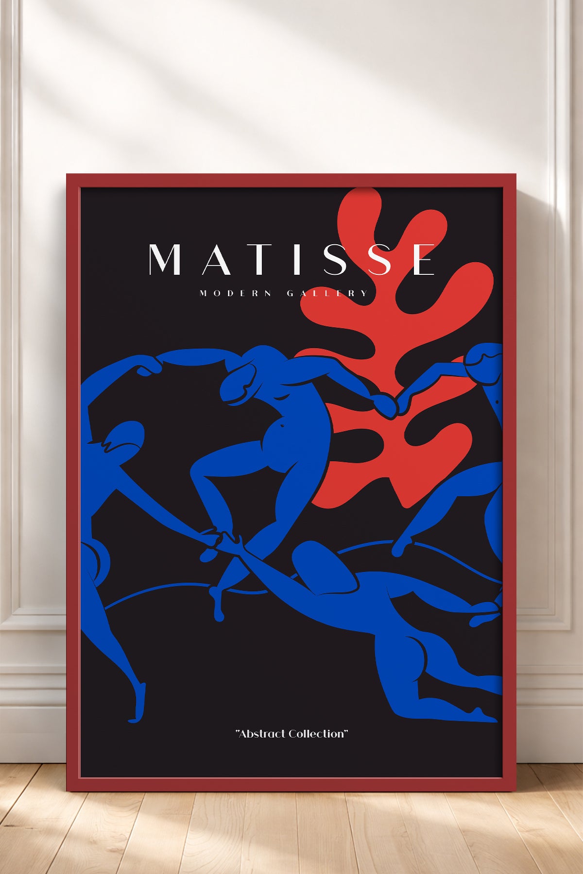 HOMEPACK Ahşap Çerçeveli Tablo Çerçeveli Poster Sanatsal Modern Duvar Dekoru MATISSE-01