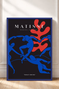 HOMEPACK Ahşap Çerçeveli Tablo Çerçeveli Poster Sanatsal Modern Duvar Dekoru MATISSE-01
