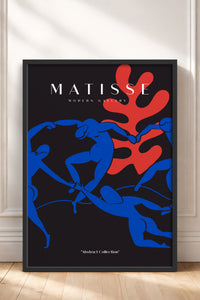 HOMEPACK Ahşap Çerçeveli Tablo Çerçeveli Poster Sanatsal Modern Duvar Dekoru MATISSE-01