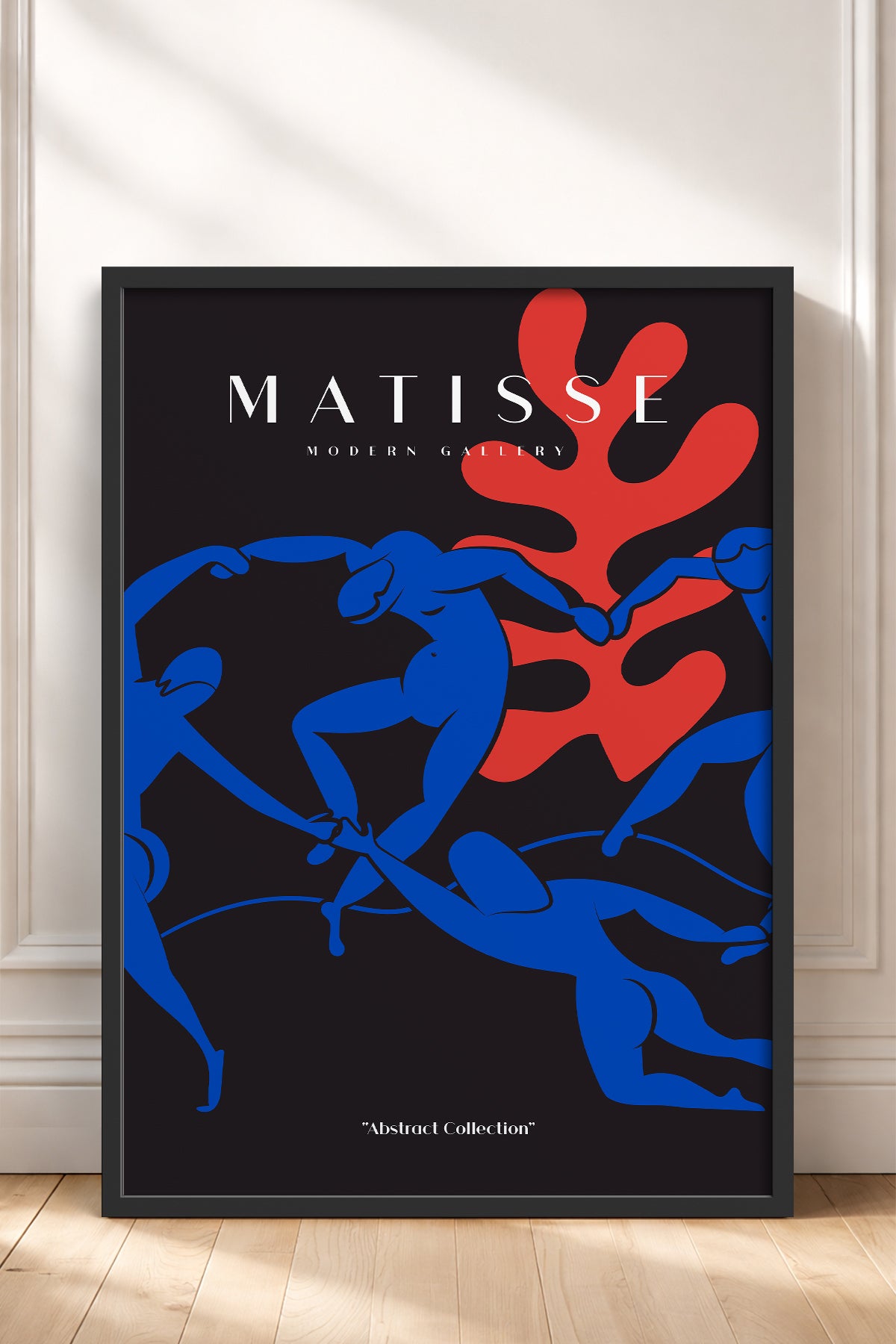 HOMEPACK Ahşap Çerçeveli Tablo Çerçeveli Poster Sanatsal Modern Duvar Dekoru MATISSE-01