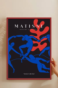 HOMEPACK Ahşap Çerçeveli Tablo Çerçeveli Poster Sanatsal Modern Duvar Dekoru MATISSE-01
