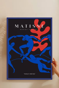 HOMEPACK Ahşap Çerçeveli Tablo Çerçeveli Poster Sanatsal Modern Duvar Dekoru MATISSE-01