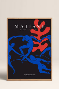 HOMEPACK Ahşap Çerçeveli Tablo Çerçeveli Poster Sanatsal Modern Duvar Dekoru MATISSE-01