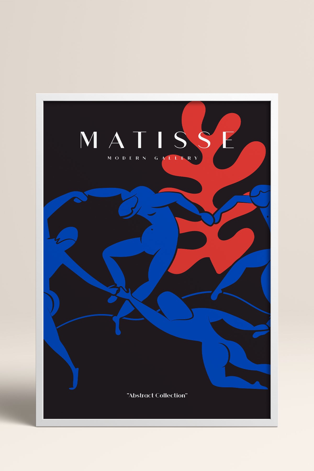 HOMEPACK Ahşap Çerçeveli Tablo Çerçeveli Poster Sanatsal Modern Duvar Dekoru MATISSE-01