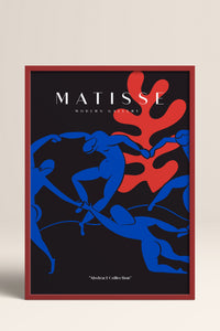 HOMEPACK Ahşap Çerçeveli Tablo Çerçeveli Poster Sanatsal Modern Duvar Dekoru MATISSE-01