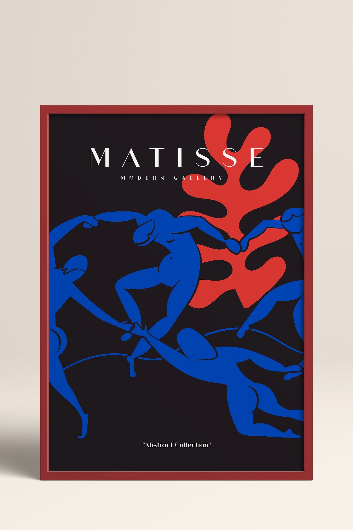 HOMEPACK Ahşap Çerçeveli Tablo Çerçeveli Poster Sanatsal Modern Duvar Dekoru MATISSE-01
