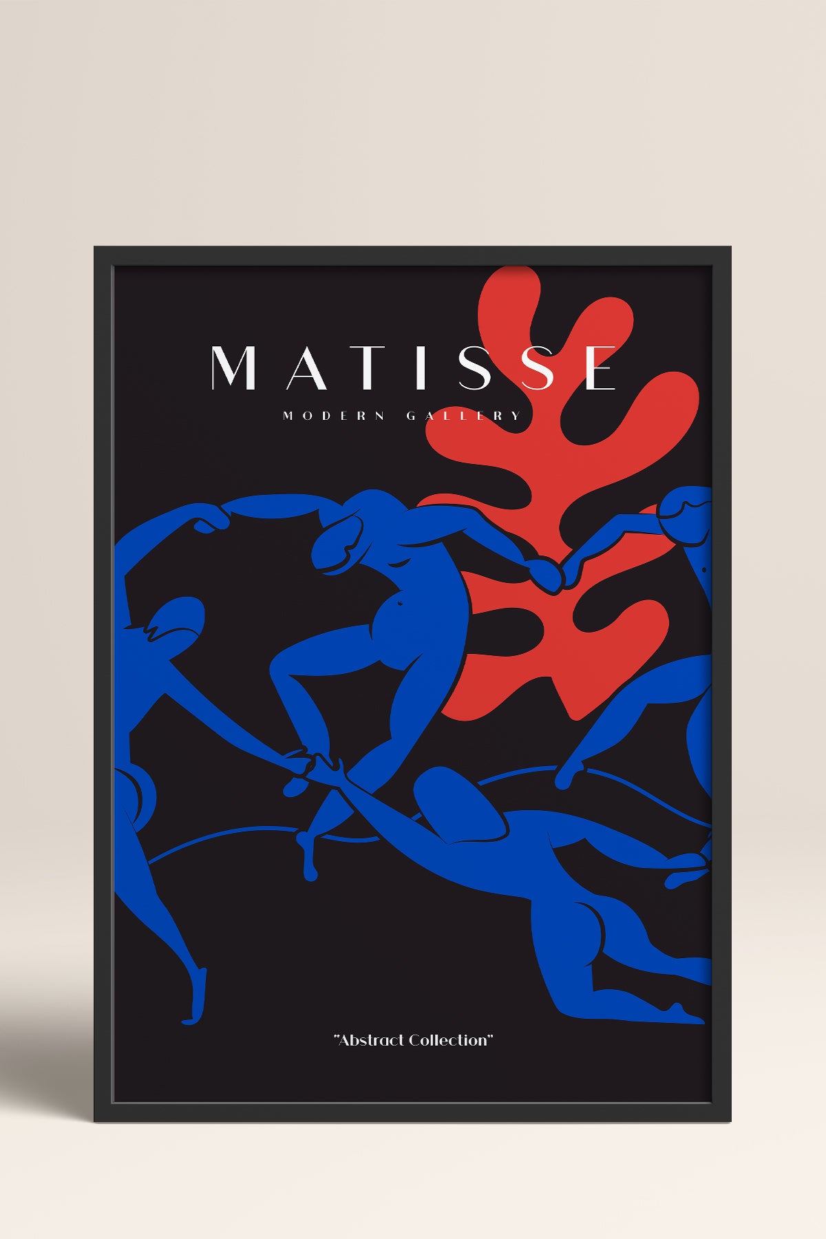 HOMEPACK Ahşap Çerçeveli Tablo Çerçeveli Poster Sanatsal Modern Duvar Dekoru MATISSE-01
