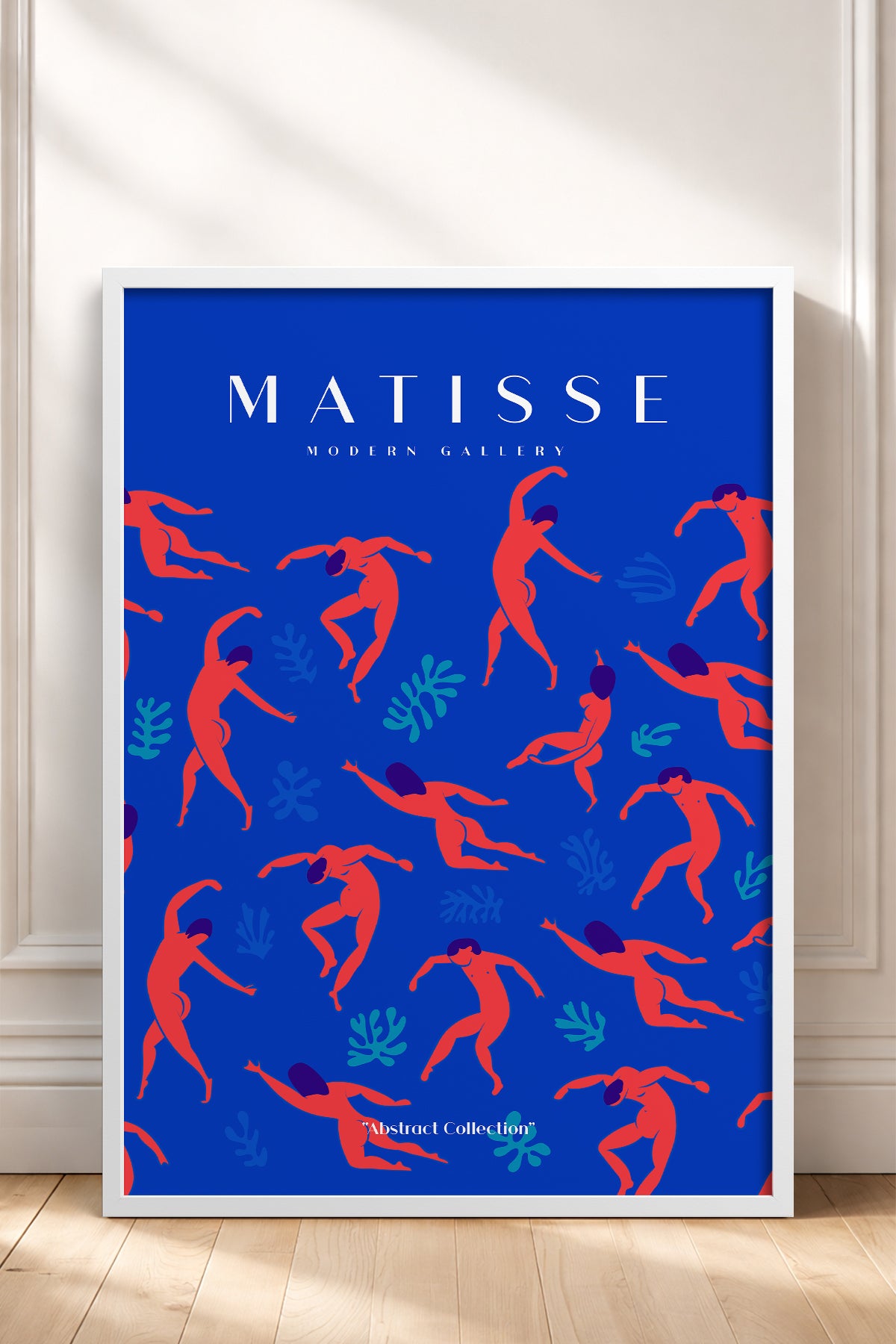 HOMEPACK Ahşap Çerçeveli Tablo Çerçeveli Poster Sanatsal Modern Duvar Dekoru MATISSE-02
