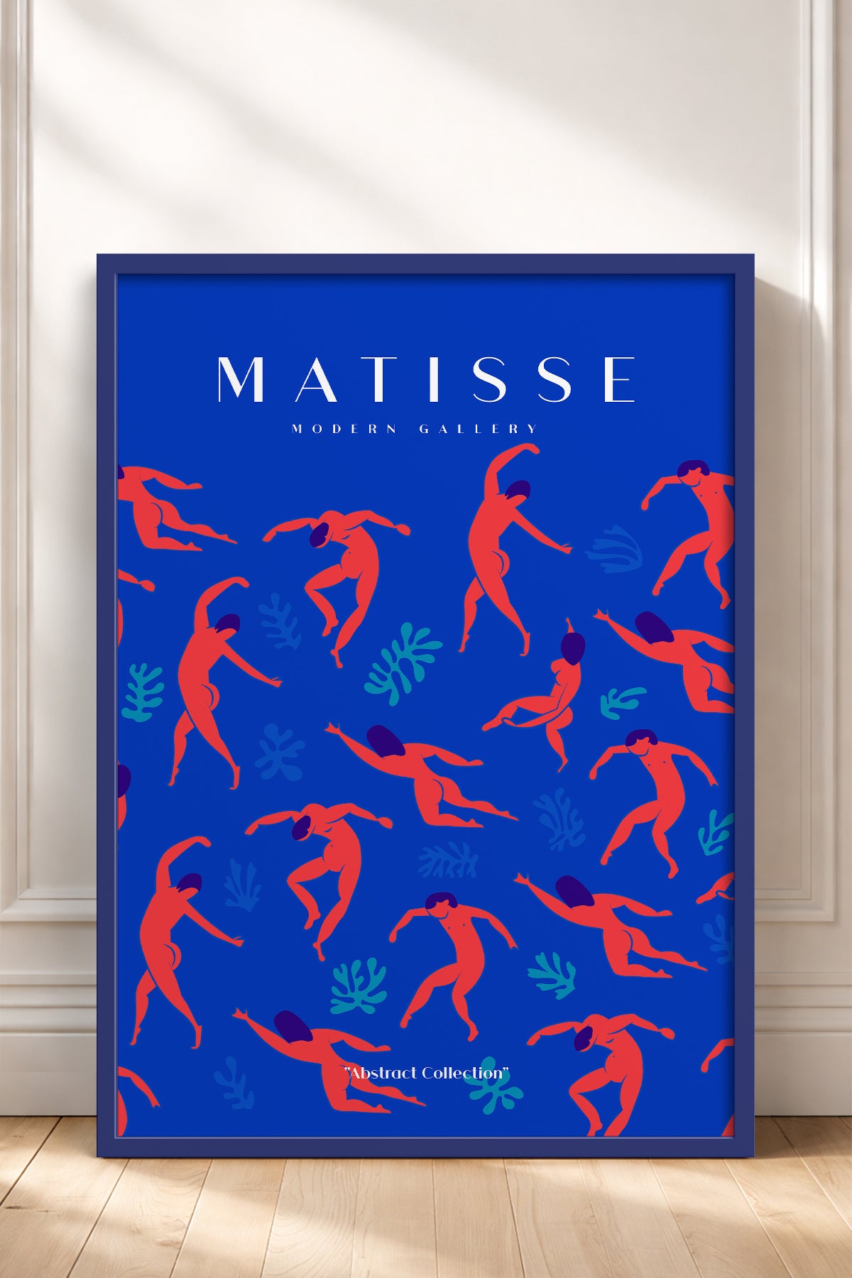 HOMEPACK Ahşap Çerçeveli Tablo Çerçeveli Poster Sanatsal Modern Duvar Dekoru MATISSE-02