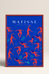 HOMEPACK Ahşap Çerçeveli Tablo Çerçeveli Poster Sanatsal Modern Duvar Dekoru MATISSE-02