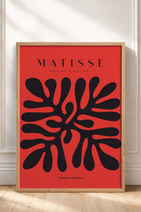 HOMEPACK Ahşap Çerçeveli Tablo Çerçeveli Poster Sanatsal Modern Duvar Dekoru MATISSE-03