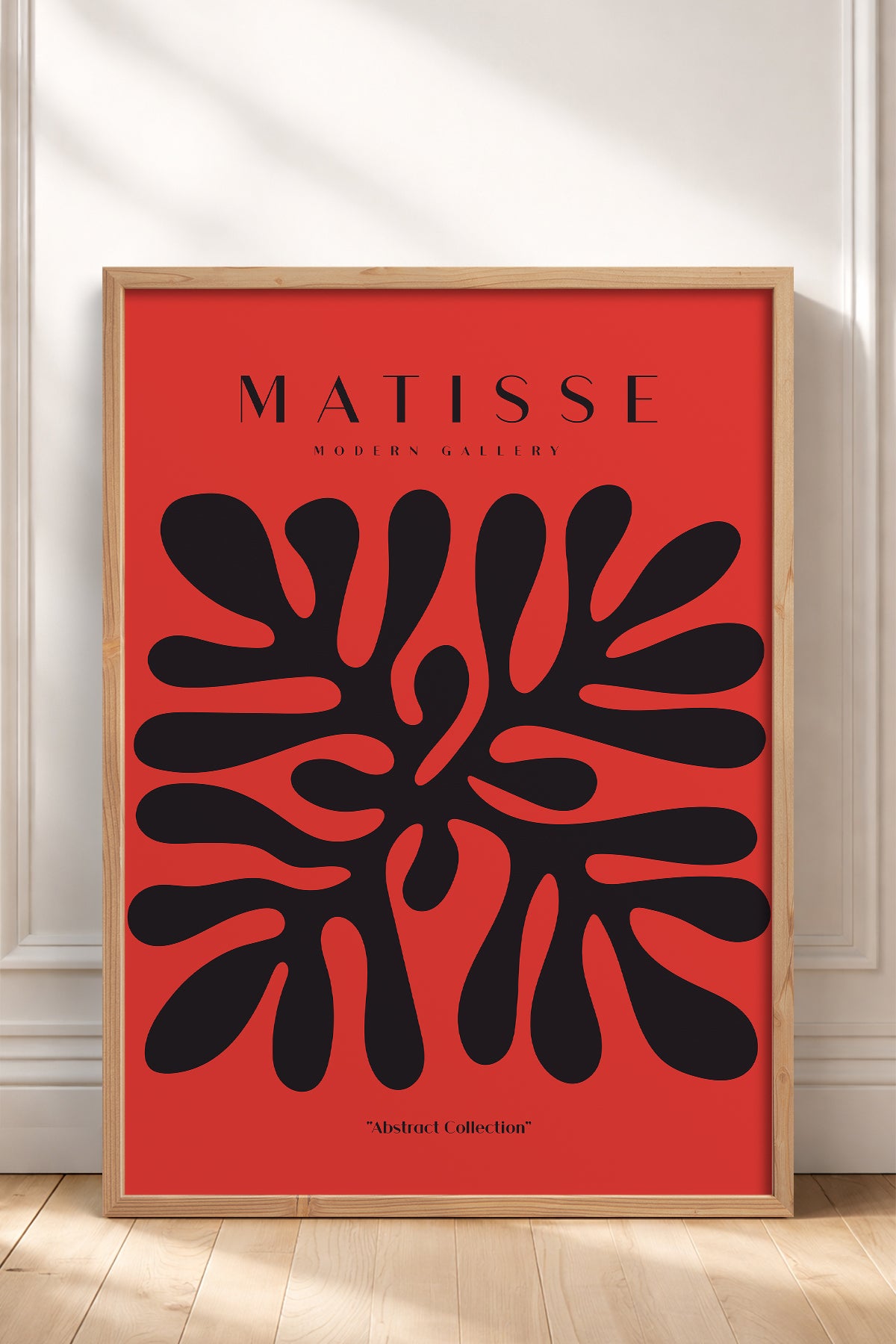 HOMEPACK Ahşap Çerçeveli Tablo Çerçeveli Poster Sanatsal Modern Duvar Dekoru MATISSE-03