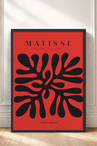 HOMEPACK Ahşap Çerçeveli Tablo Çerçeveli Poster Sanatsal Modern Duvar Dekoru MATISSE-03