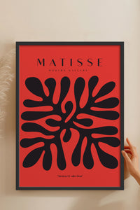 HOMEPACK Ahşap Çerçeveli Tablo Çerçeveli Poster Sanatsal Modern Duvar Dekoru MATISSE-03