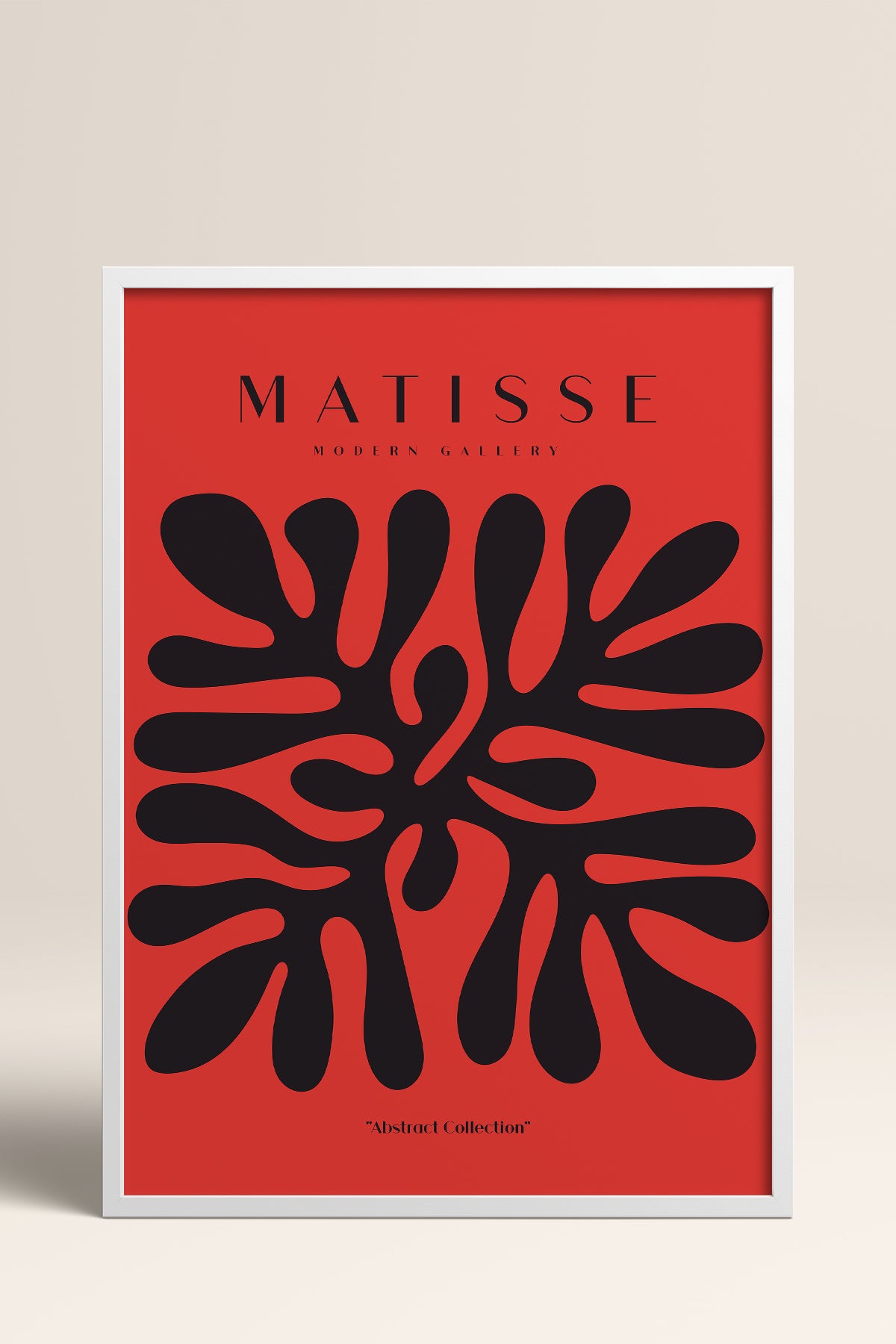 HOMEPACK Ahşap Çerçeveli Tablo Çerçeveli Poster Sanatsal Modern Duvar Dekoru MATISSE-03