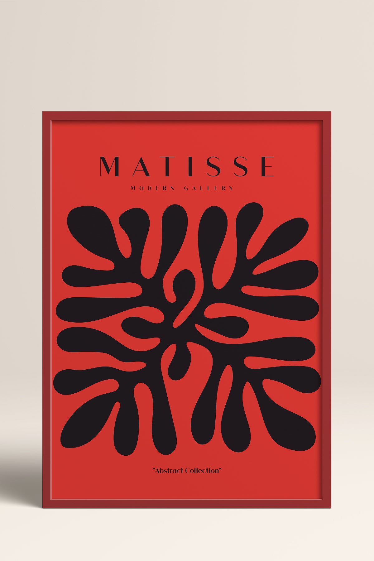 HOMEPACK Ahşap Çerçeveli Tablo Çerçeveli Poster Sanatsal Modern Duvar Dekoru MATISSE-03