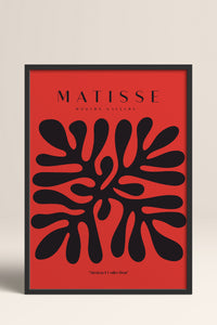 HOMEPACK Ahşap Çerçeveli Tablo Çerçeveli Poster Sanatsal Modern Duvar Dekoru MATISSE-03