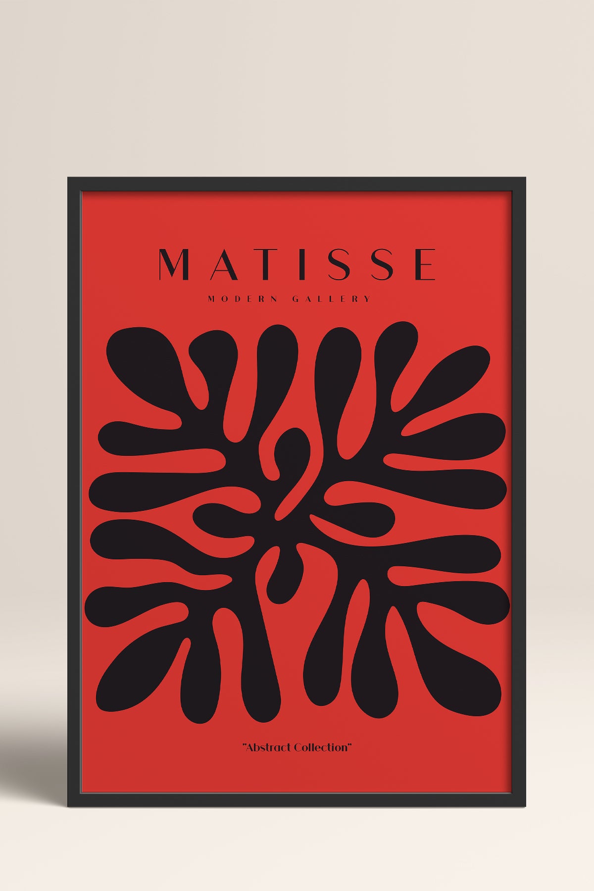 HOMEPACK Ahşap Çerçeveli Tablo Çerçeveli Poster Sanatsal Modern Duvar Dekoru MATISSE-03