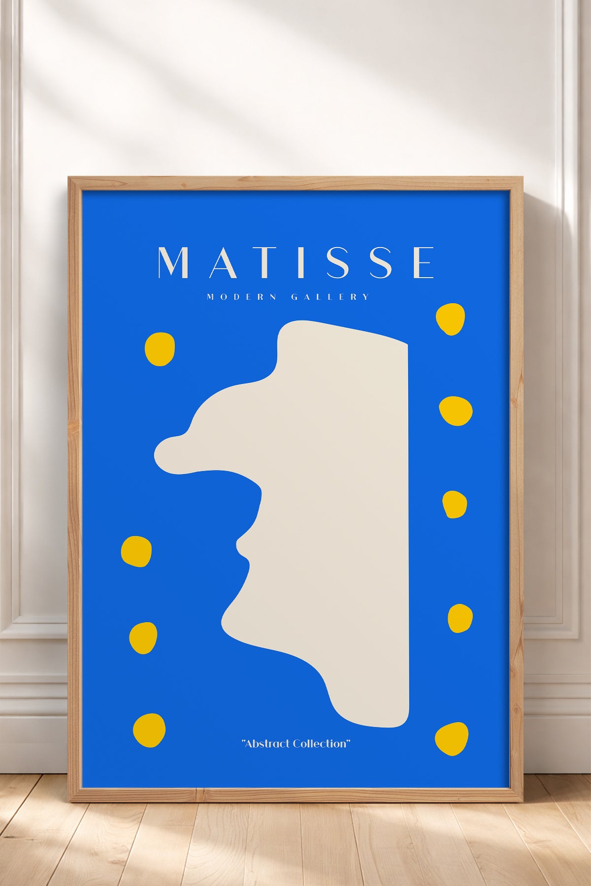 HOMEPACK Ahşap Çerçeveli Tablo Çerçeveli Poster Sanatsal Modern Duvar Dekoru MATISSE-04