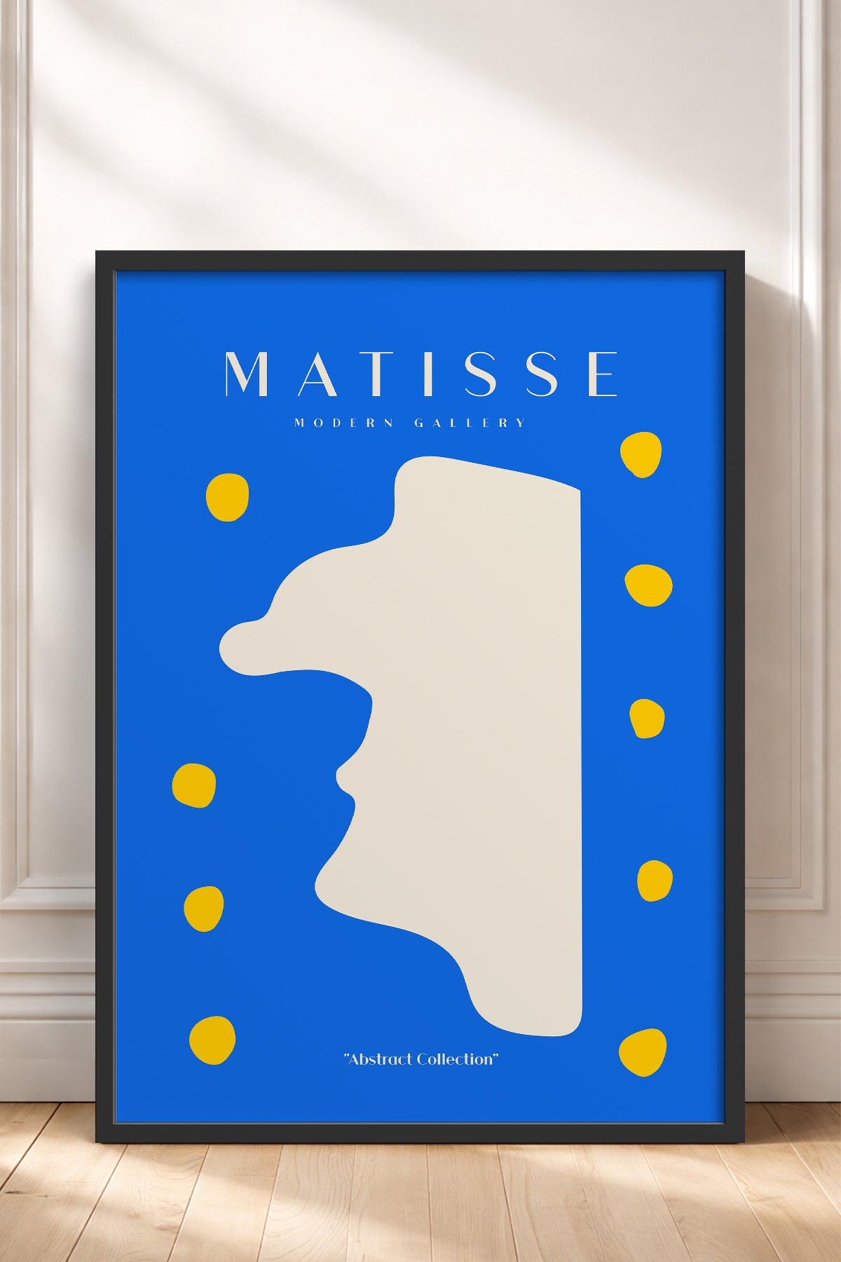 HOMEPACK Ahşap Çerçeveli Tablo Çerçeveli Poster Sanatsal Modern Duvar Dekoru MATISSE-04