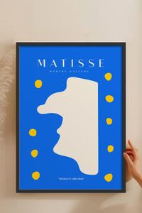 HOMEPACK Ahşap Çerçeveli Tablo Çerçeveli Poster Sanatsal Modern Duvar Dekoru MATISSE-04