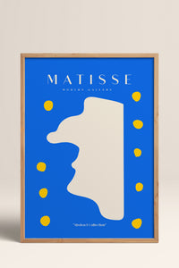 HOMEPACK Ahşap Çerçeveli Tablo Çerçeveli Poster Sanatsal Modern Duvar Dekoru MATISSE-04