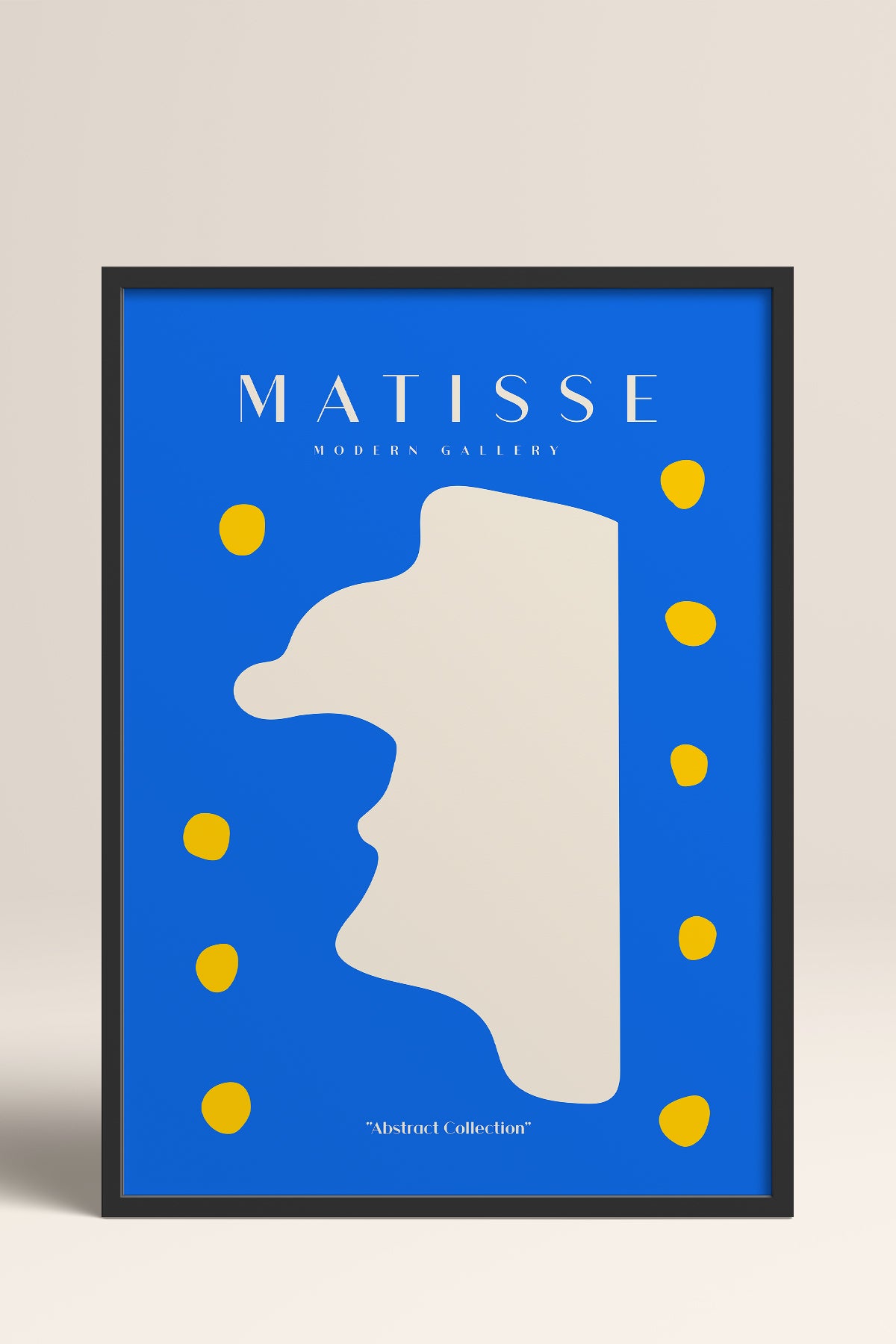 HOMEPACK Ahşap Çerçeveli Tablo Çerçeveli Poster Sanatsal Modern Duvar Dekoru MATISSE-04
