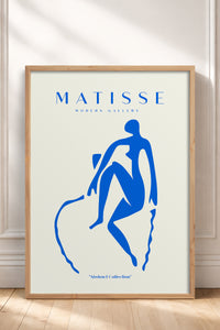 HOMEPACK Ahşap Çerçeveli Tablo Çerçeveli Poster Sanatsal Modern Duvar Dekoru MATISSE-05