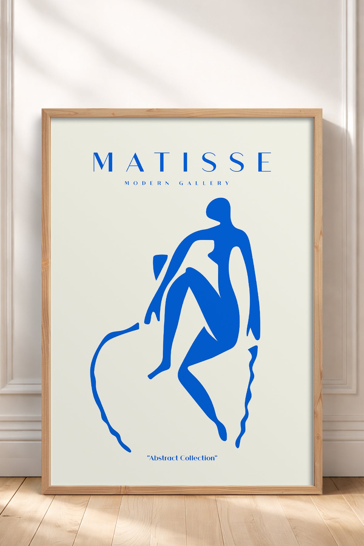 HOMEPACK Ahşap Çerçeveli Tablo Çerçeveli Poster Sanatsal Modern Duvar Dekoru MATISSE-05