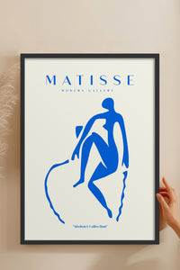 HOMEPACK Ahşap Çerçeveli Tablo Çerçeveli Poster Sanatsal Modern Duvar Dekoru MATISSE-05
