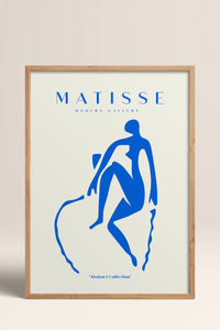 HOMEPACK Ahşap Çerçeveli Tablo Çerçeveli Poster Sanatsal Modern Duvar Dekoru MATISSE-05